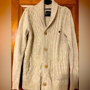 Zanerobe shawl collar men’s cardigan